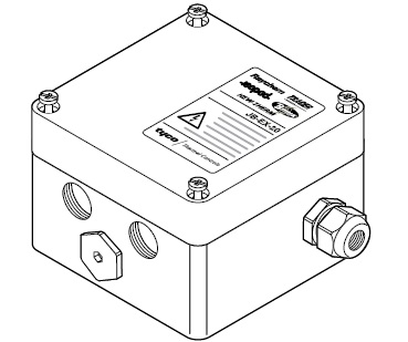JB-EX-20-EP (EE x e) (1244-006384) Однофазная соединительная коробка (1xM25 + 3xM20) 1-phase splitterbox (1xM25 + 3xM20), 4 terminals x 10 sq.mm: L1,N,PE-PE