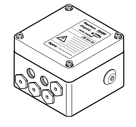 JB-EX-21 (EE x e) (1244-000579) Трехфазная соединительная коробка (1xM32 + 6xM20) 3-phase splitterbox (1xM32 + 6xM20), 6 terminals x 10 sq.mm: L1,L2,L3,PE-PE-PE