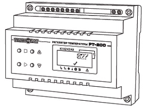 Регулятор температуры электронный РТ-200 (с датч. ДТ,ДВ,ДО,БПДО)