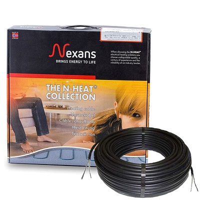 Секция греющего кабеля Nexans TXLP/1R BLACK 3380/28 (119,7м)