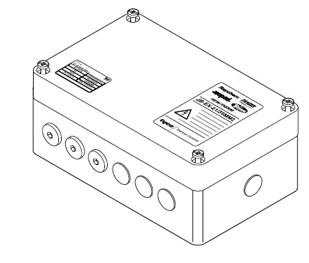 JB-EX-21/35MM2 (EE x e) (1244-006653) Трехфазная соединительная коробка (1xM40 + 6xM20) 3-phase splitterbox (1xM32 + 6xM20), 6 terminals x 10 sq.mm: L1,L2,L3,PE-PE-PE